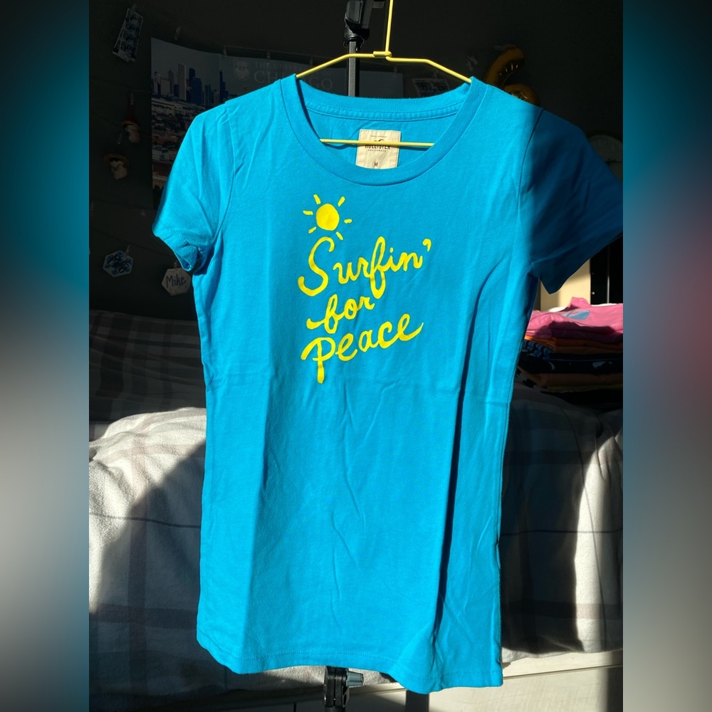 Hollister Women's Top (blue, M)